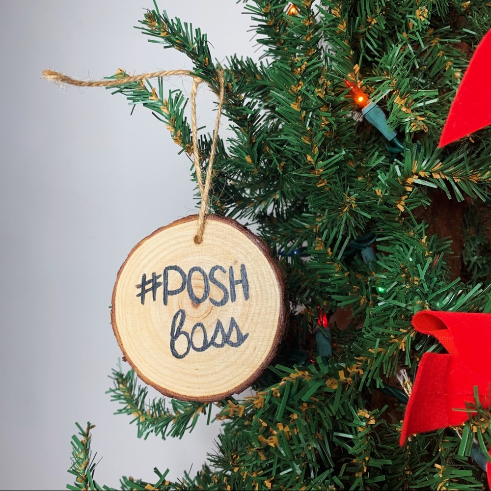 Wood Hand Painted Christmas Ornament